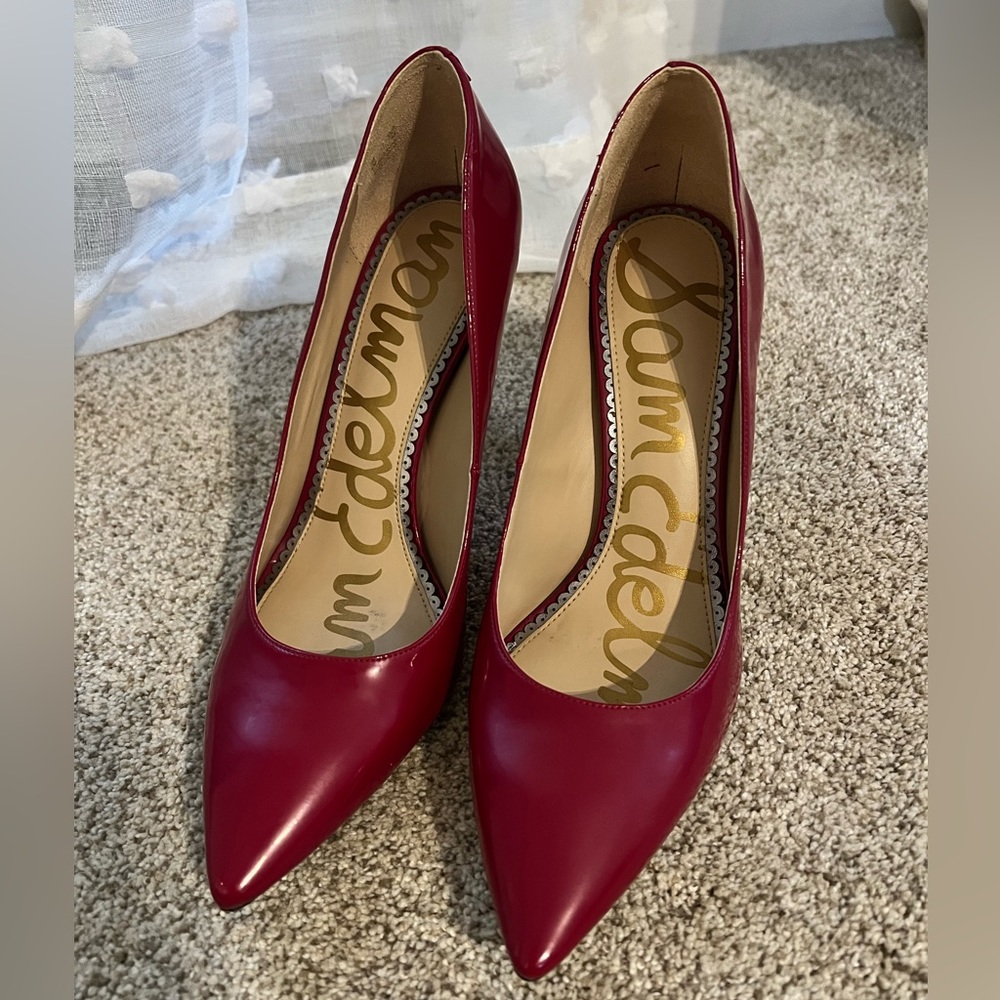 Red Sam Edelman Heels